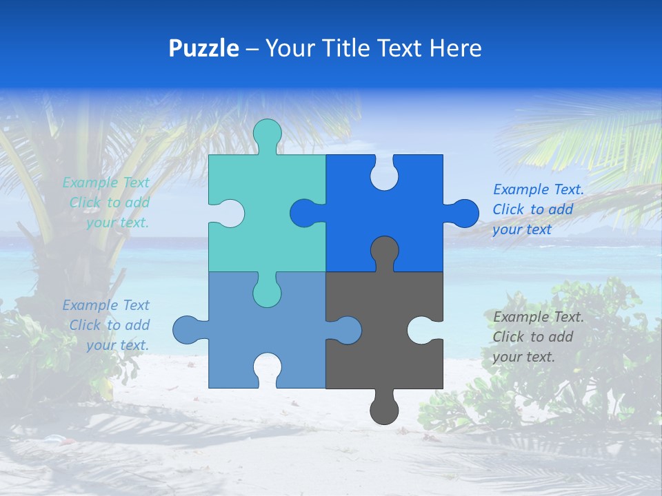 Landscape Lagoon Summer PowerPoint Template