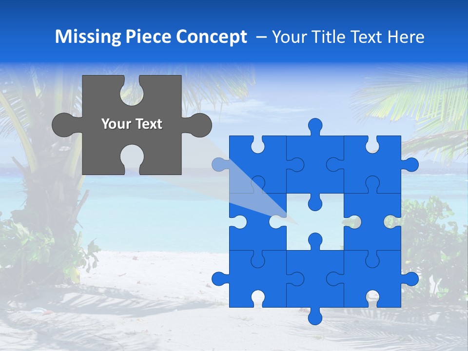 Landscape Lagoon Summer PowerPoint Template