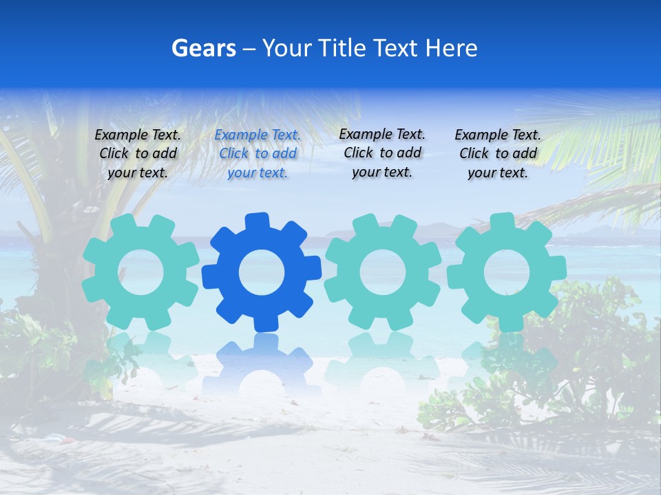 Landscape Lagoon Summer PowerPoint Template