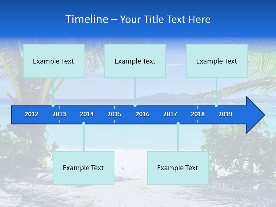 Landscape Lagoon Summer PowerPoint Template