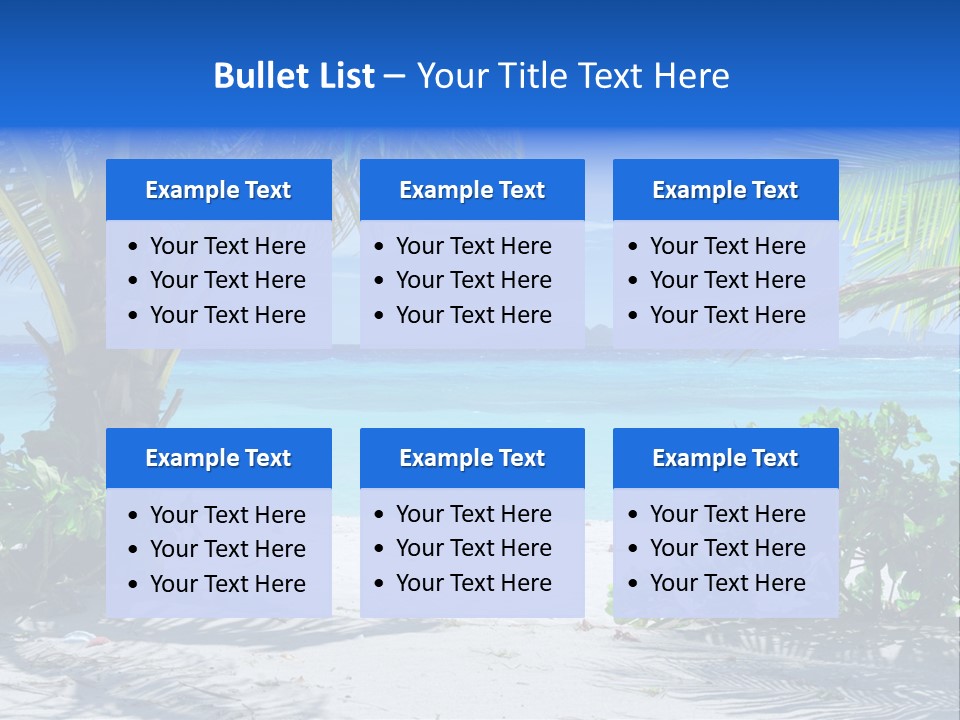 Landscape Lagoon Summer PowerPoint Template