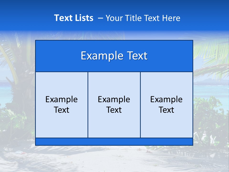Landscape Lagoon Summer PowerPoint Template