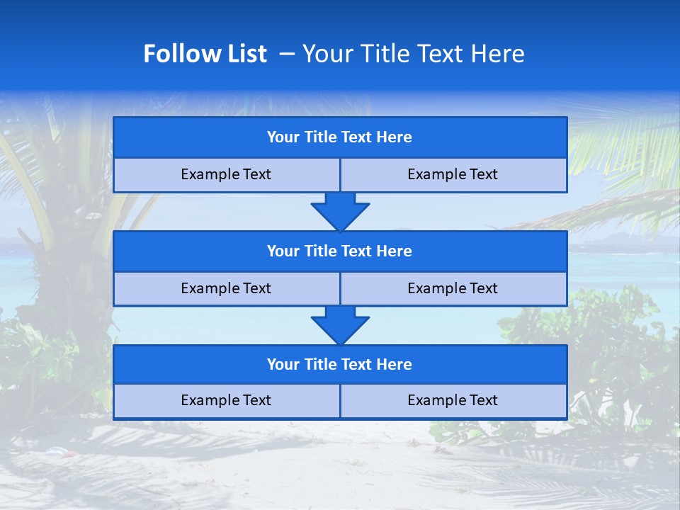 Landscape Lagoon Summer PowerPoint Template