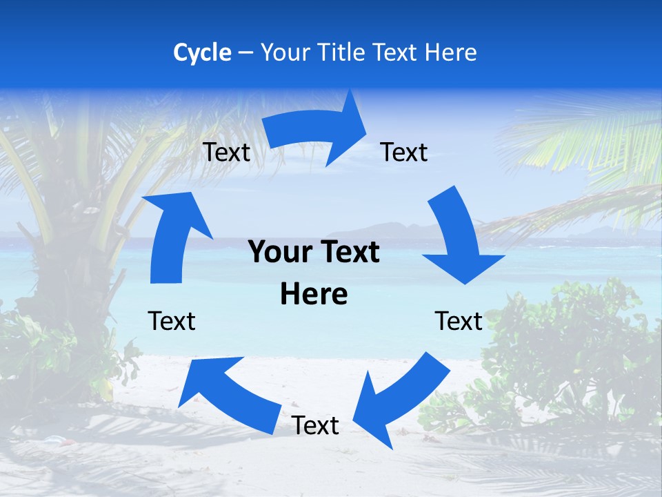 Landscape Lagoon Summer PowerPoint Template