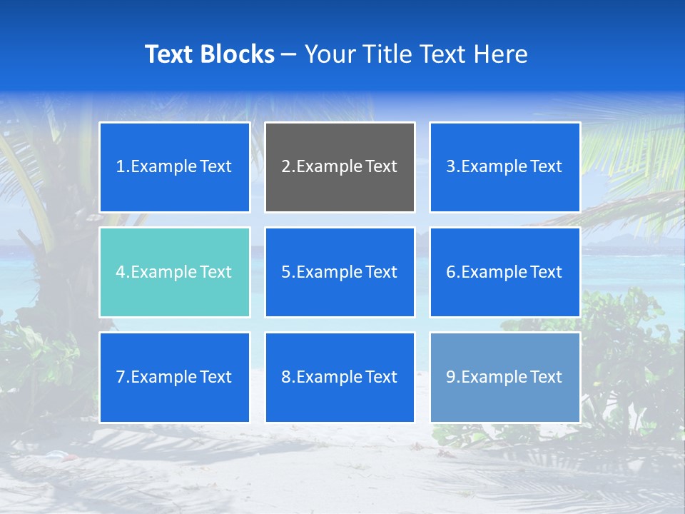 Landscape Lagoon Summer PowerPoint Template