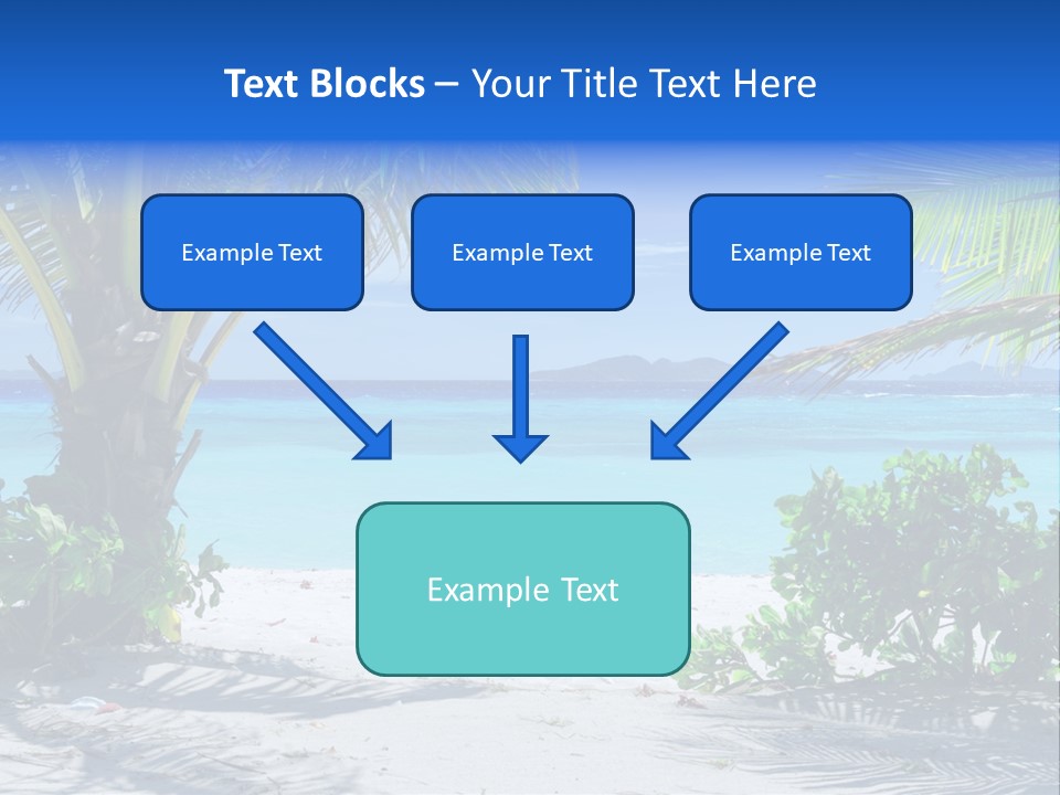 Landscape Lagoon Summer PowerPoint Template