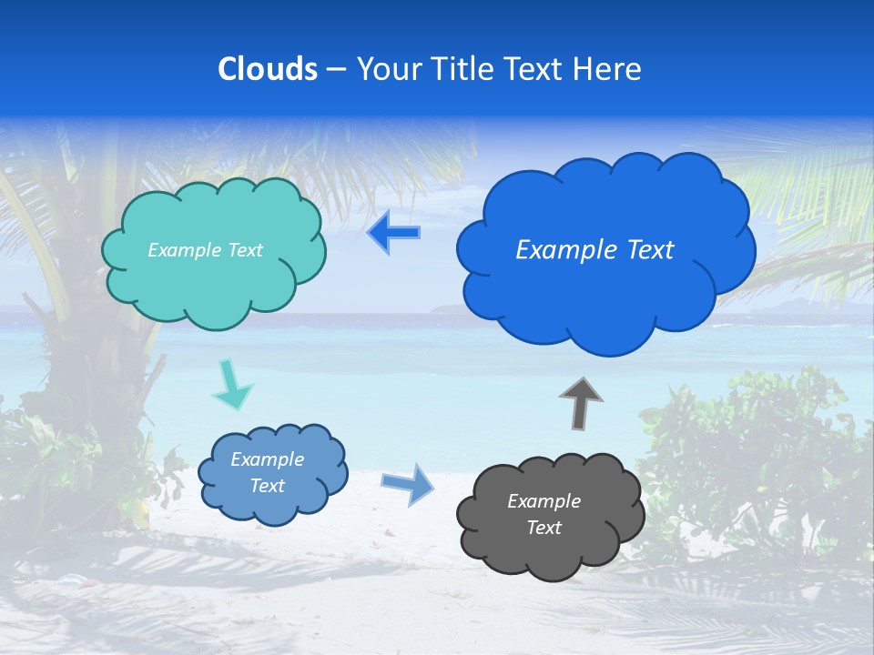 Landscape Lagoon Summer PowerPoint Template