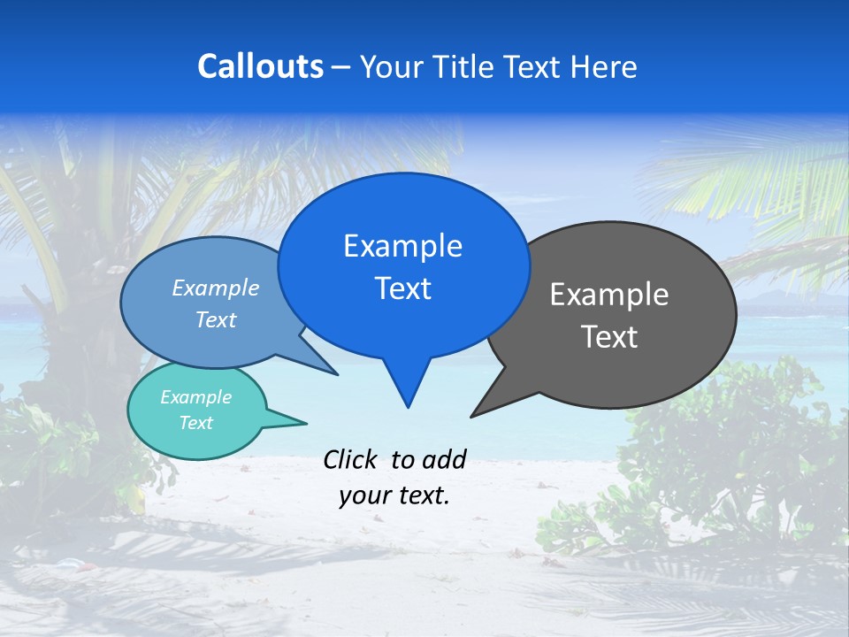 Landscape Lagoon Summer PowerPoint Template