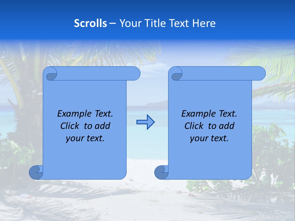Landscape Lagoon Summer PowerPoint Template