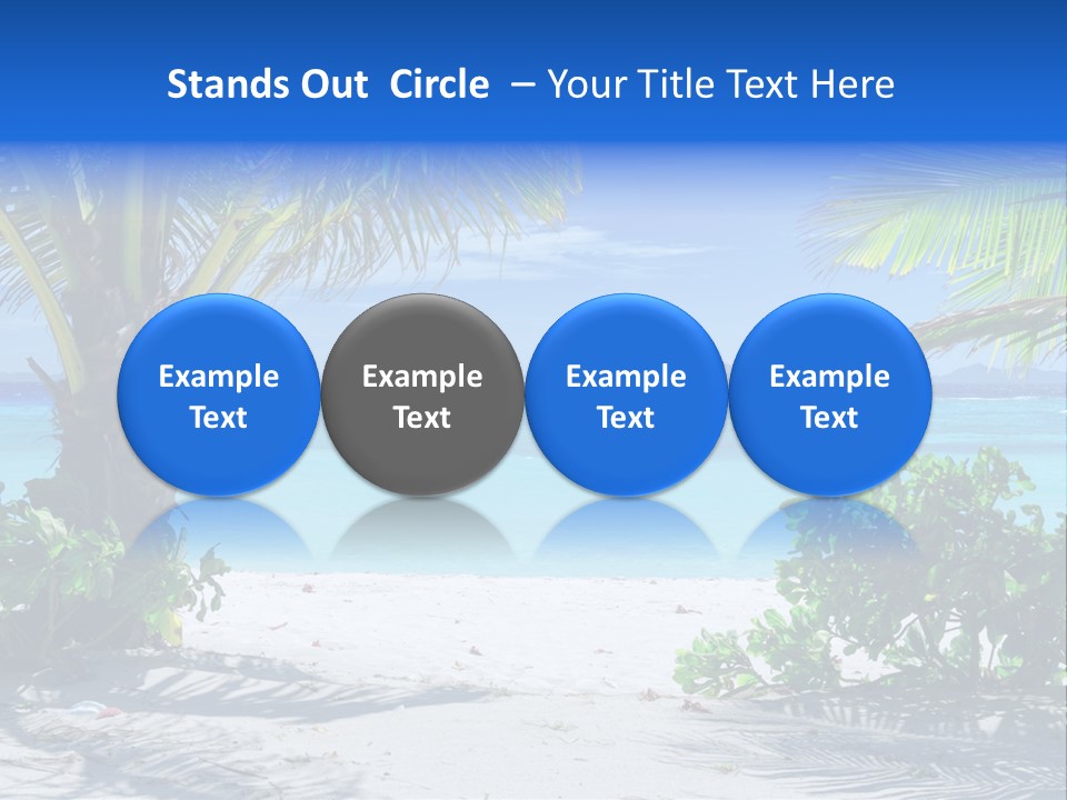 Landscape Lagoon Summer PowerPoint Template