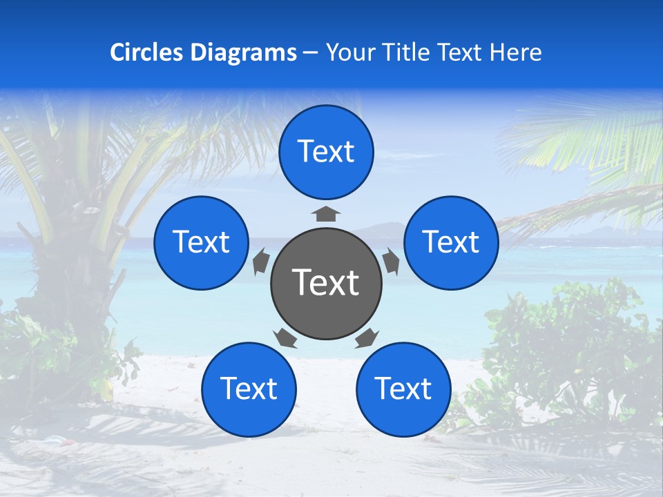 Landscape Lagoon Summer PowerPoint Template