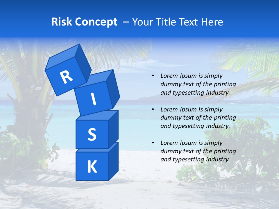 Landscape Lagoon Summer PowerPoint Template