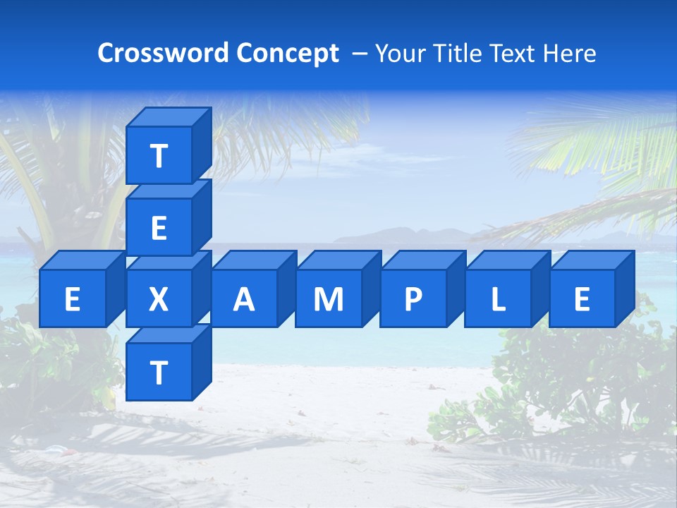 Landscape Lagoon Summer PowerPoint Template