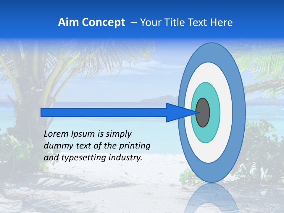 Landscape Lagoon Summer PowerPoint Template