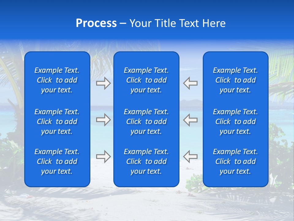Landscape Lagoon Summer PowerPoint Template