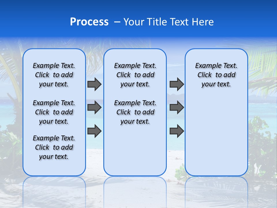 Landscape Lagoon Summer PowerPoint Template