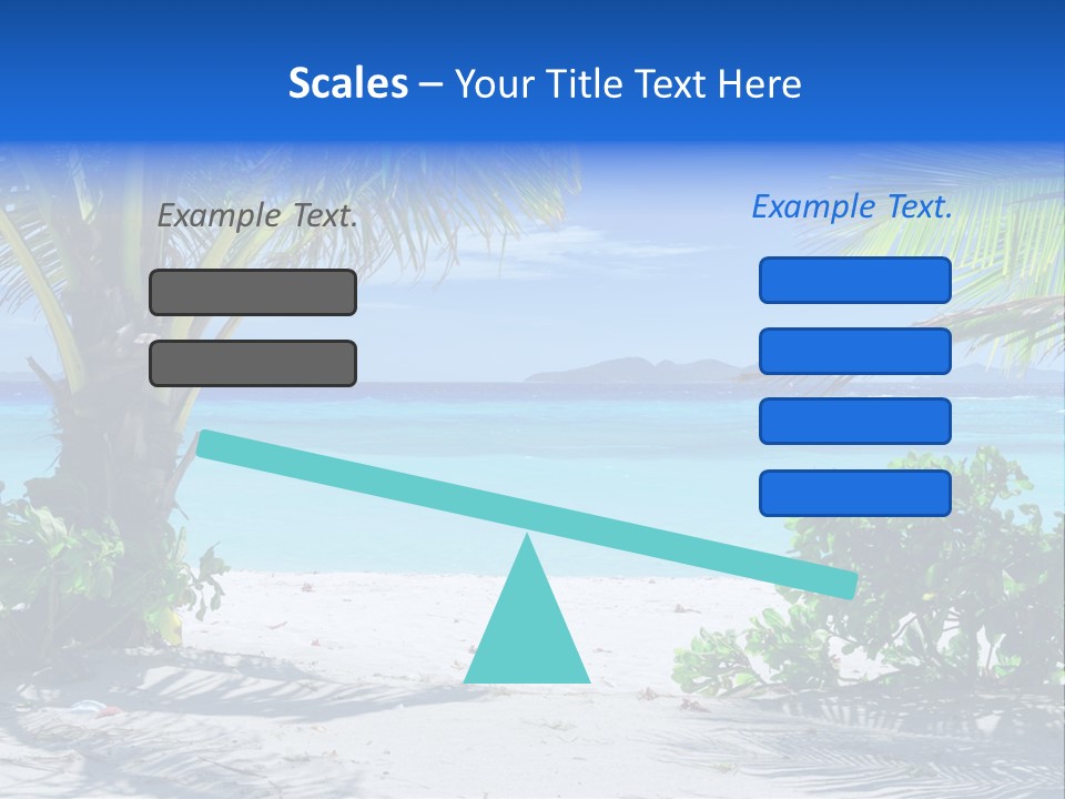 Landscape Lagoon Summer PowerPoint Template