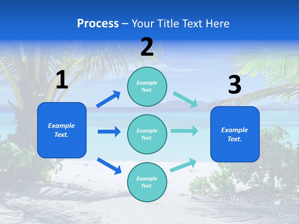 Landscape Lagoon Summer PowerPoint Template