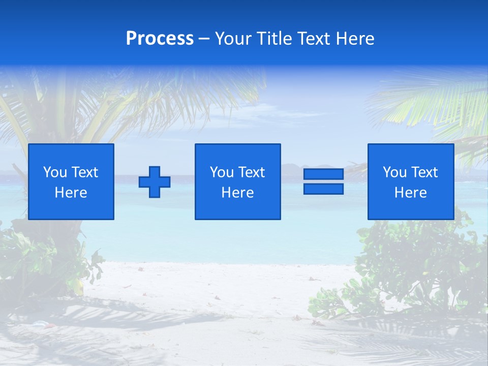 Landscape Lagoon Summer PowerPoint Template