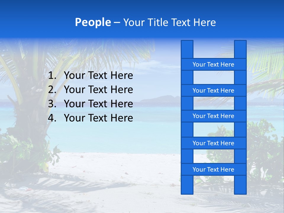 Landscape Lagoon Summer PowerPoint Template