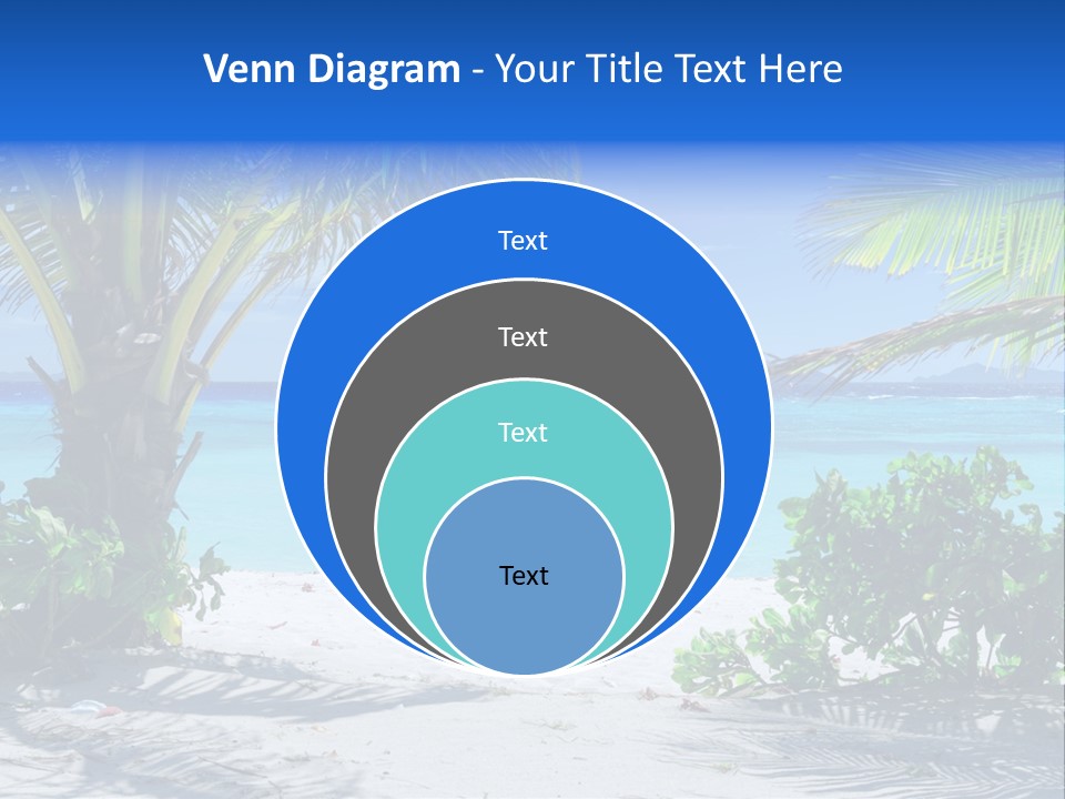 Landscape Lagoon Summer PowerPoint Template