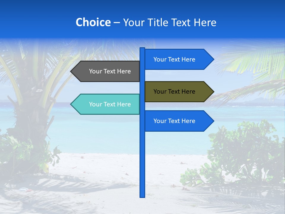 Landscape Lagoon Summer PowerPoint Template