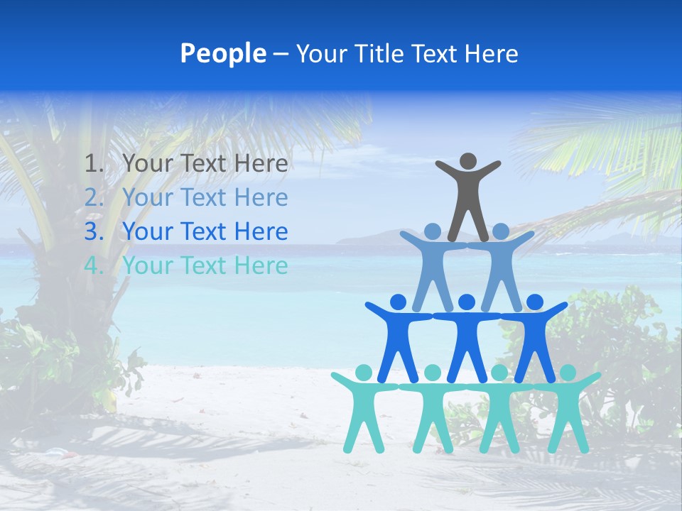 Landscape Lagoon Summer PowerPoint Template