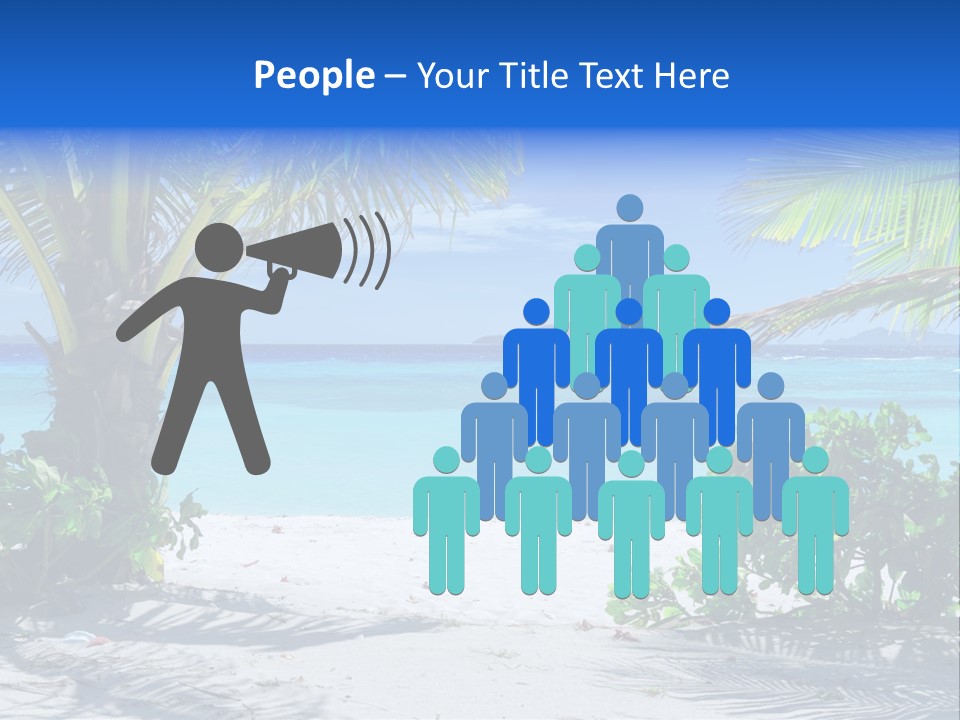 Landscape Lagoon Summer PowerPoint Template