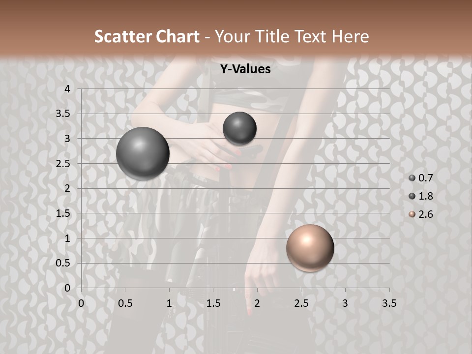 Holding Rifle Sexy PowerPoint Template