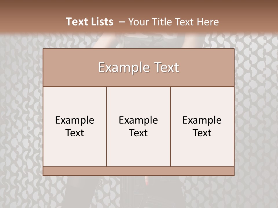 Holding Rifle Sexy PowerPoint Template