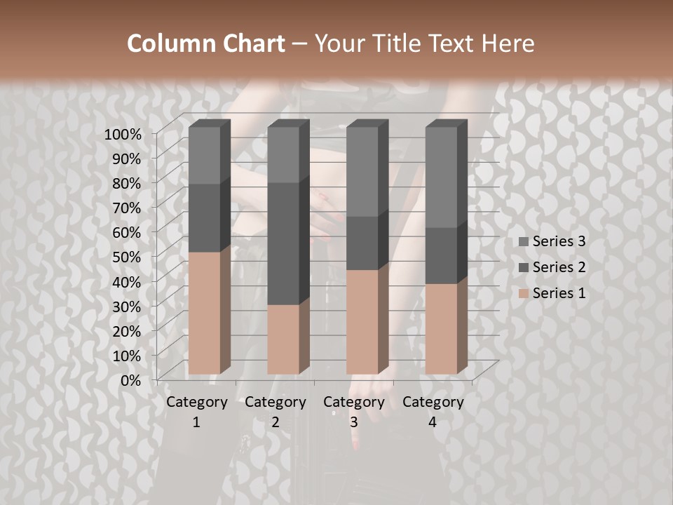Holding Rifle Sexy PowerPoint Template