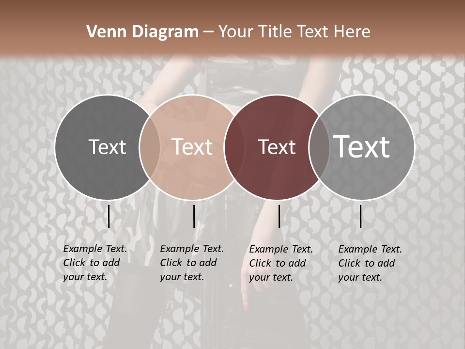 Holding Rifle Sexy PowerPoint Template