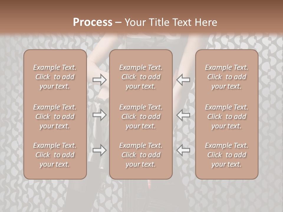 Holding Rifle Sexy PowerPoint Template