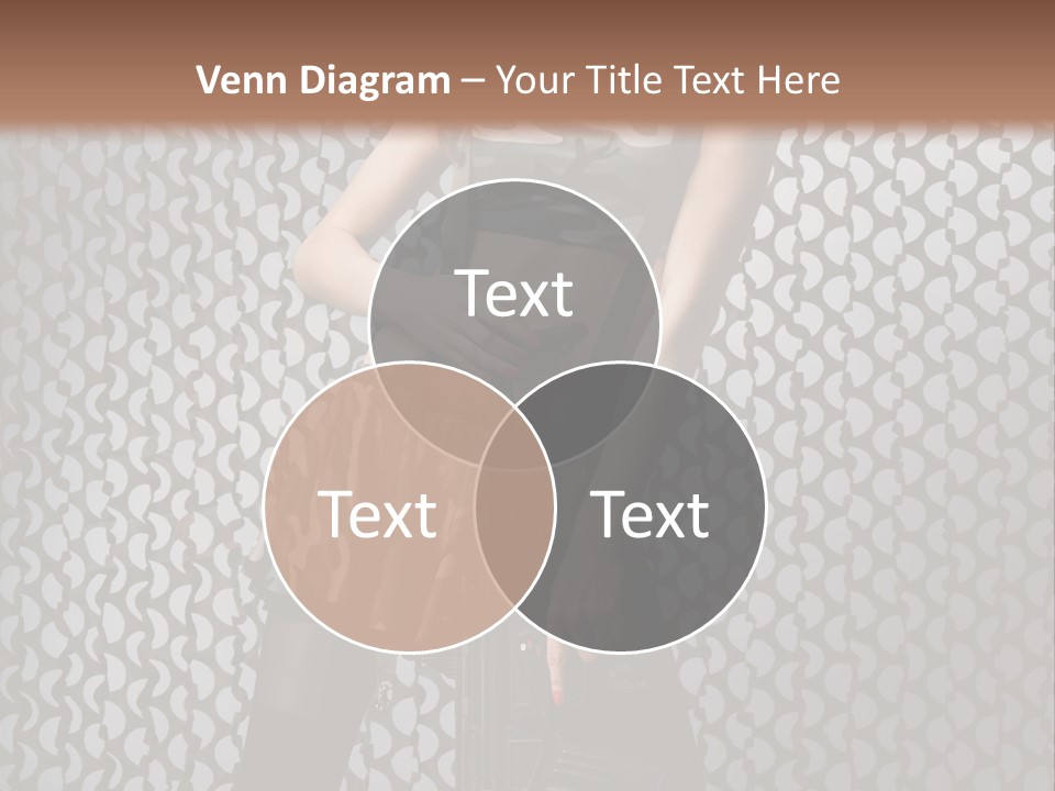 Holding Rifle Sexy PowerPoint Template