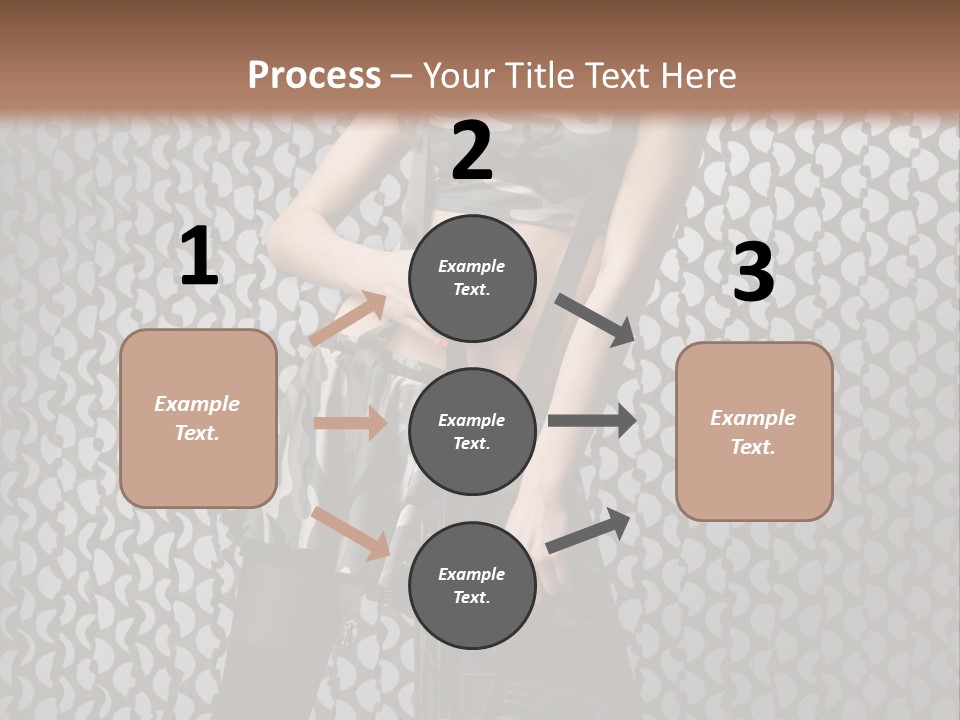 Holding Rifle Sexy PowerPoint Template