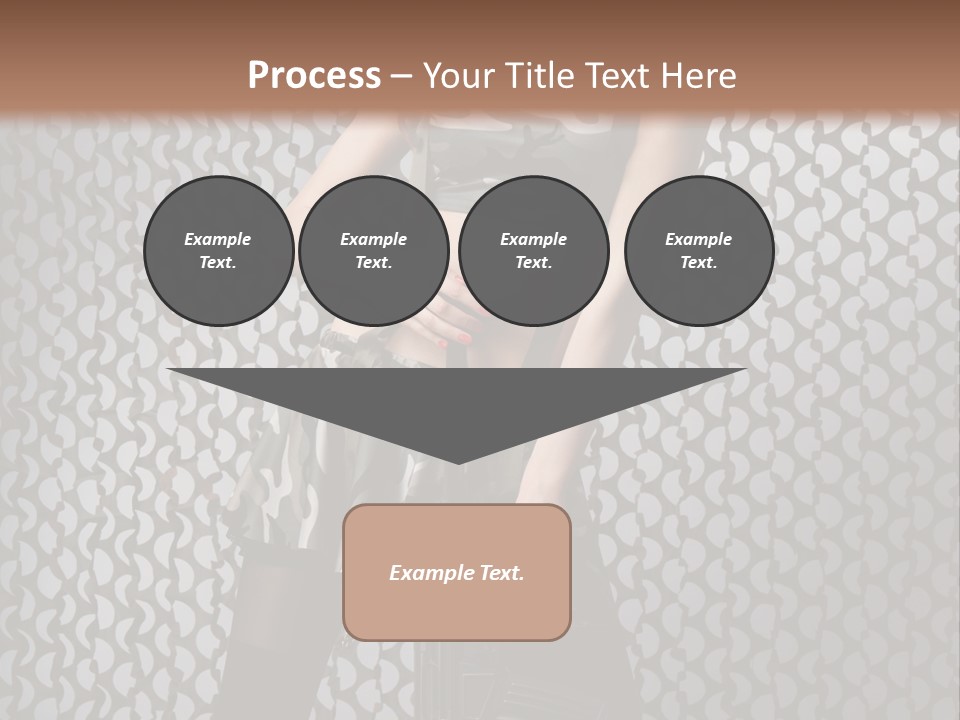 Holding Rifle Sexy PowerPoint Template