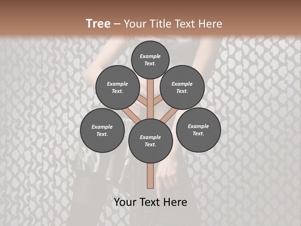 Holding Rifle Sexy PowerPoint Template