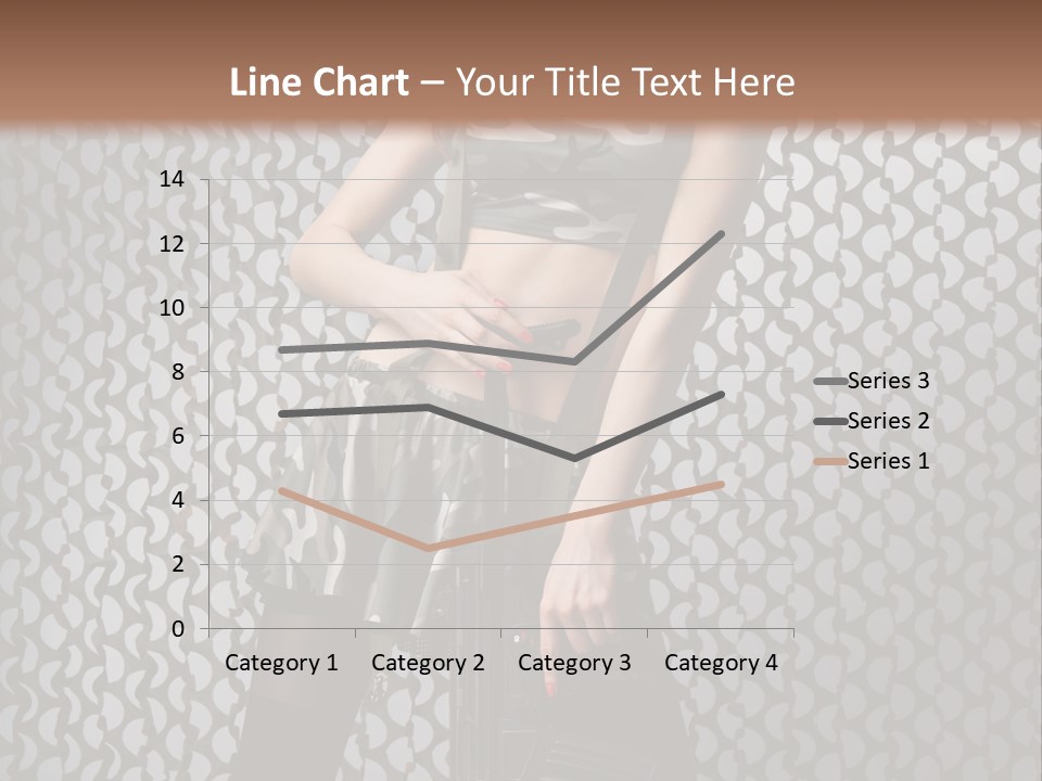 Holding Rifle Sexy PowerPoint Template