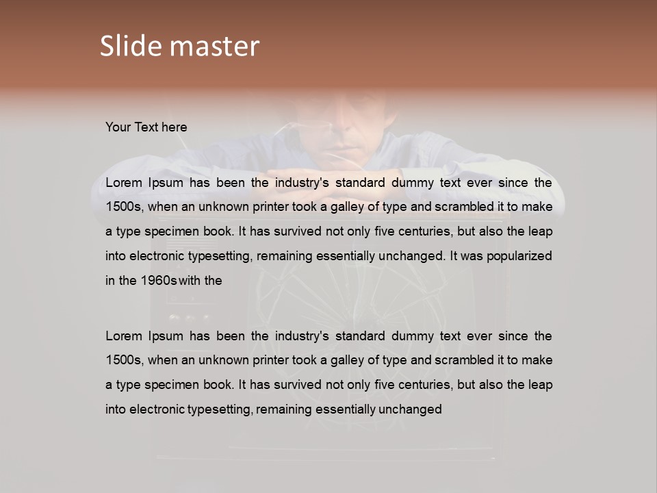 Abstract Fantastical Space PowerPoint Template