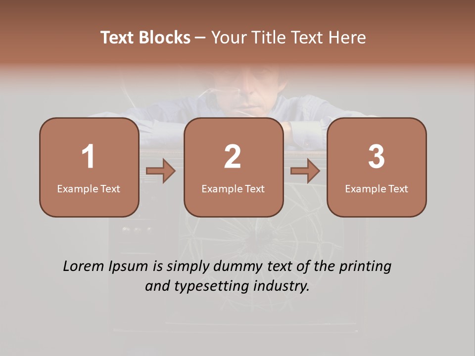 Abstract Fantastical Space PowerPoint Template