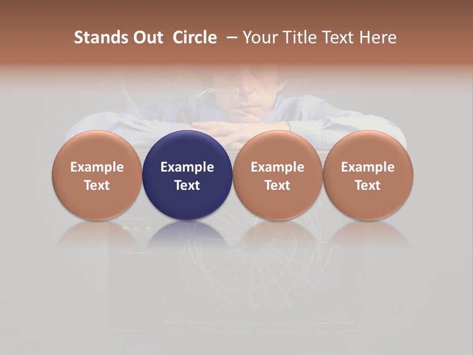 Abstract Fantastical Space PowerPoint Template