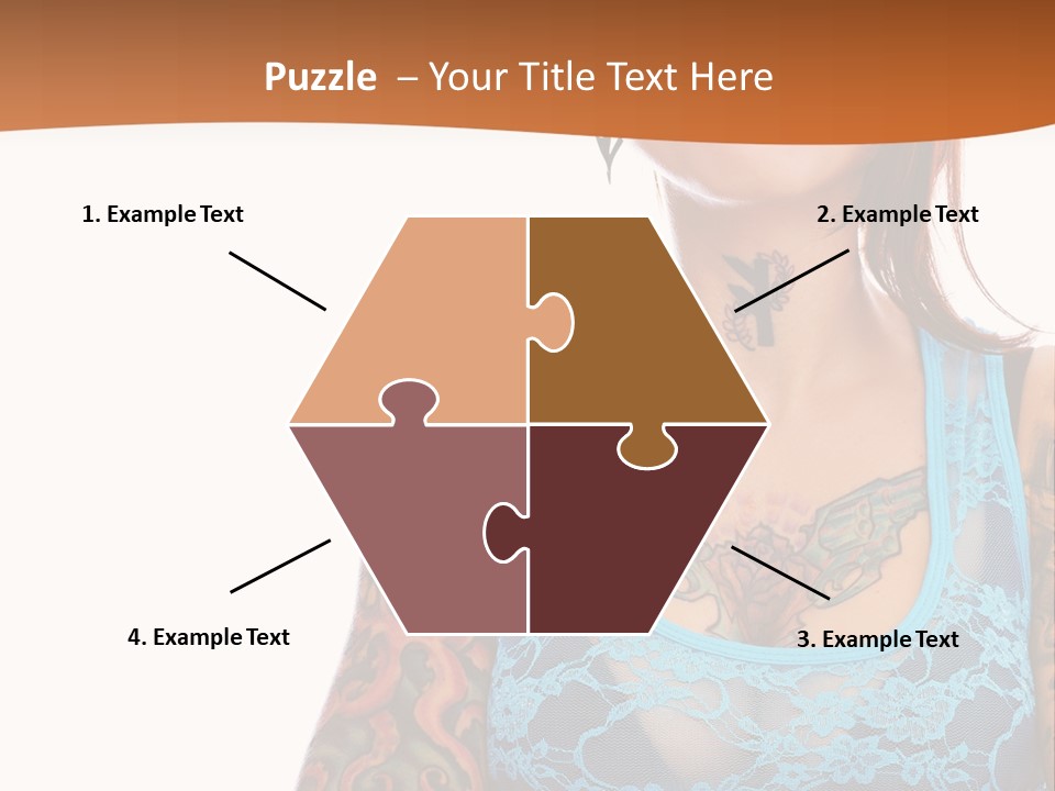 Slim Transparent Neck PowerPoint Template