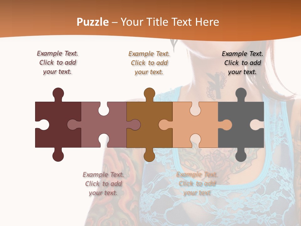 Slim Transparent Neck PowerPoint Template