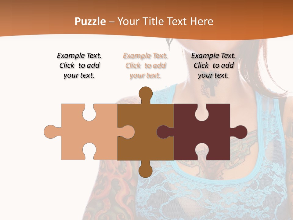 Slim Transparent Neck PowerPoint Template