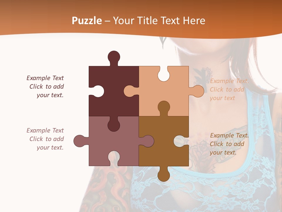 Slim Transparent Neck PowerPoint Template