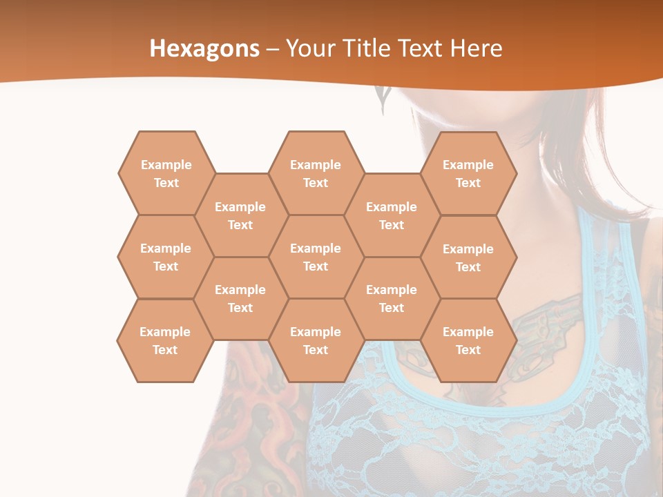 Slim Transparent Neck PowerPoint Template