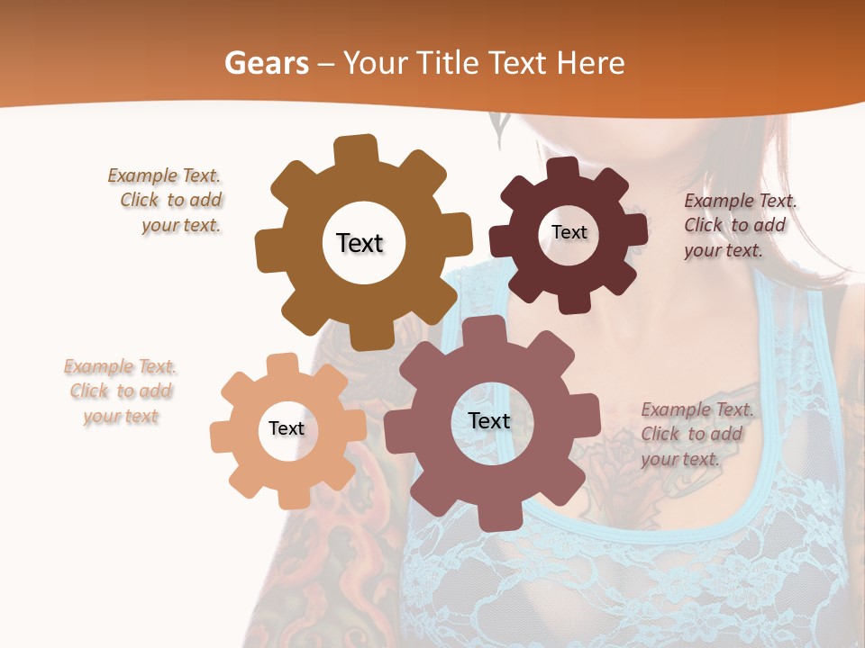 Slim Transparent Neck PowerPoint Template