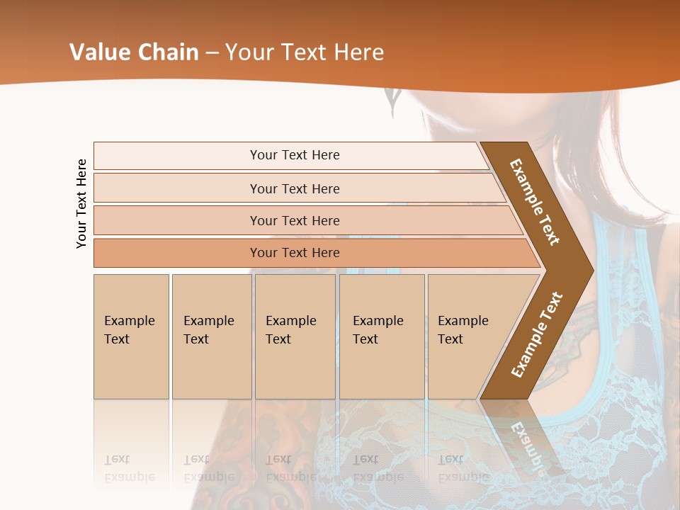 Slim Transparent Neck PowerPoint Template