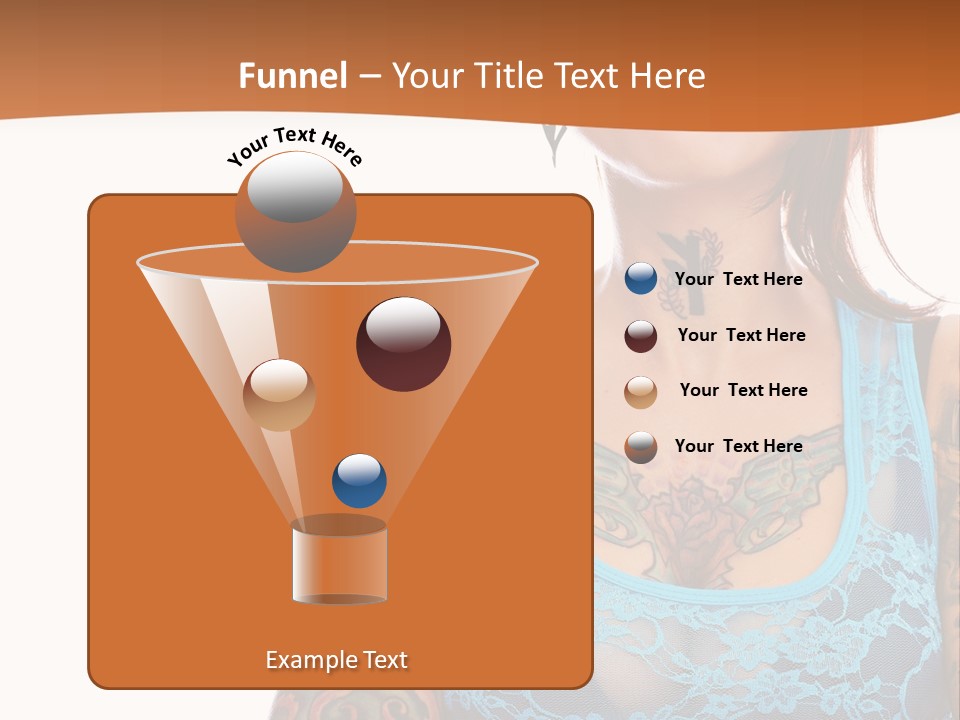 Slim Transparent Neck PowerPoint Template