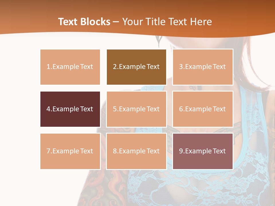 Slim Transparent Neck PowerPoint Template